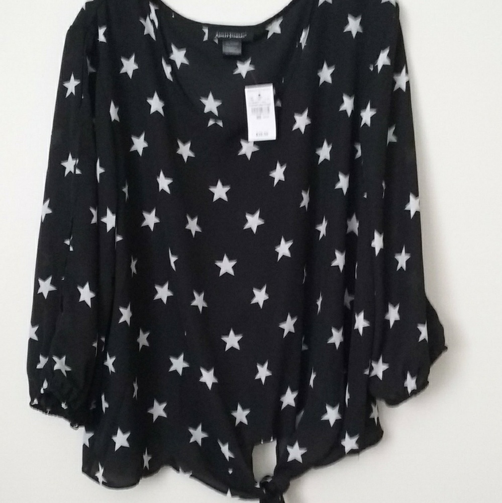 Ashley Stewart sheer blouse 22/24